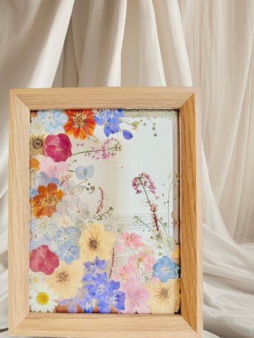 透明押花相框/ 押花裝飾/花擺設/花禮物/ 居家小物/送禮
