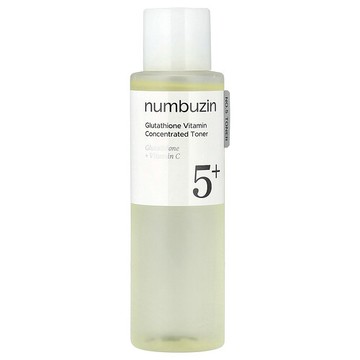 Numbuzin, 5 號濃縮谷胱甘肽維生素爽膚水，6.76 液量盎司（200 毫升）