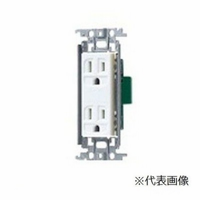 パナソニック コスモシリーズ埋込接地ダブルコンセント(利休色) WTF13123GK 住宅・配線・電設資材