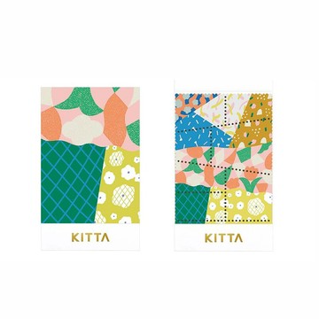 【KING JIM】KITTA隨身攜帶紙膠帶 燙金郵票貼紙 拼布(東出桂奈設