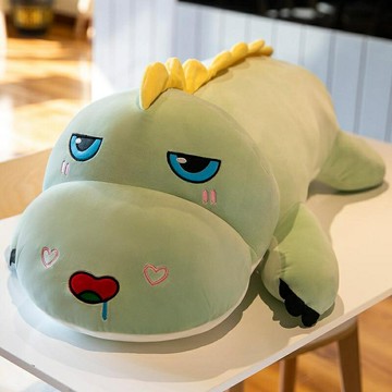 可愛恐龍毛絨玩具公仔玩偶布娃娃大號抱枕陪你睡覺床上女孩男生款（45cm以上的商品麻煩客人選擇宅配哦，謝謝）
