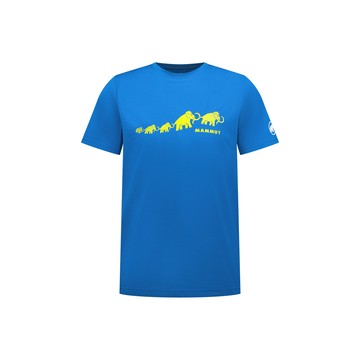 MAMMUT QD Logo Print T-Shirt AF 快乾短袖T恤 男款 冰川藍PRT3 #1017-02012