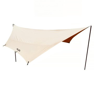 Nuit 努特 長老系列 帝寶 科技棉蝶式六角天幕帳 NTGC56 600 x 560cm  棕色  4人