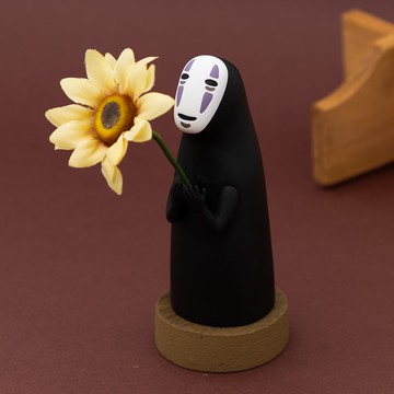 真愛日本 宮崎駿 吉卜力 一輪插花器 神隱少女 無臉男 花器 一輪插 花瓶 盆栽 筆筒 多肉 園藝用具 收藏