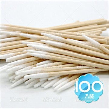 嫁接紋繡超細棉棒(100支)[98891]美容棉籤 紋繡專用 紋繡材料 木棉籤 尖頭小棉籤 紋繡棉籤