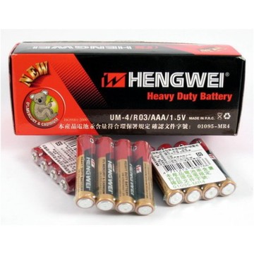 【HENGWEI】4號環保碳鋅電池一盒(60顆入)