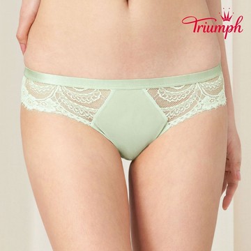 黛安芬-Premium愛戀系列 低腰三角內褲 M-EL 綠｜74R6886 6L