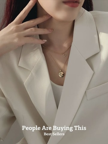 字母系列-蛇骨滿鑽字母項鍊