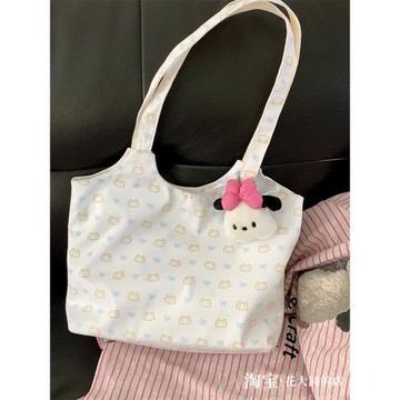 包包女2025新款韓版通勤托特包百搭單肩包輕便購物袋大學生上課包