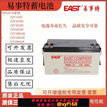 {可打統編 最低價}易事特NP12V7AH24AH38AH65AH100AH150AH200AH免維護鉛酸蓄電池