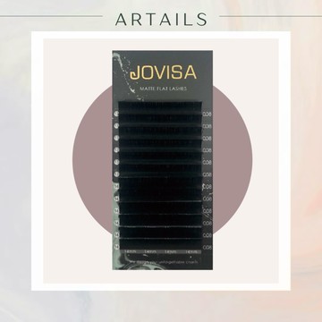 Jovisa 3D 12排 單根嫁接 霧黑魅影 0.08 扁毛 C/CCD