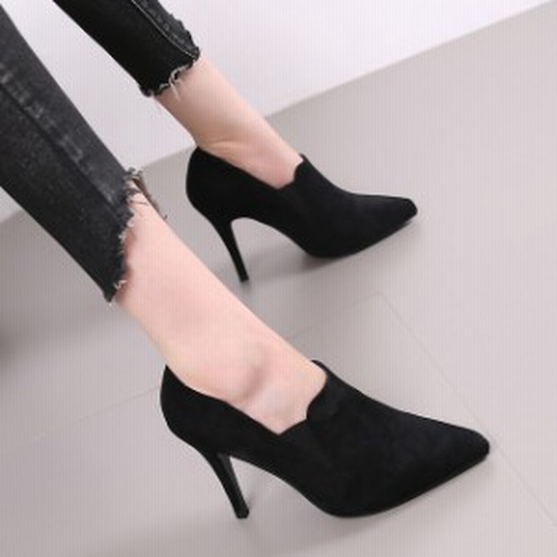 冬靴 レディース ブーツ ブーティ レディース 靴 シューズ ブーツ Vライン スウェード シンプル ヒール ショートブーツ 美脚 大人可愛い 通販 Lineポイント最大1 0 Get Lineショッピング