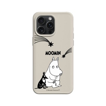 iPhone 15 Pro Max SolidX 貝殼灰 - Moomin - 陪你去看流星雨