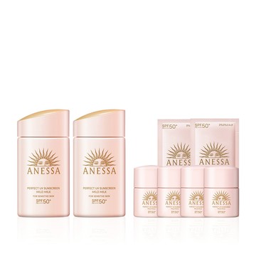 ANESSA 安耐曬 柔光敏感肌加碼組 買2送6