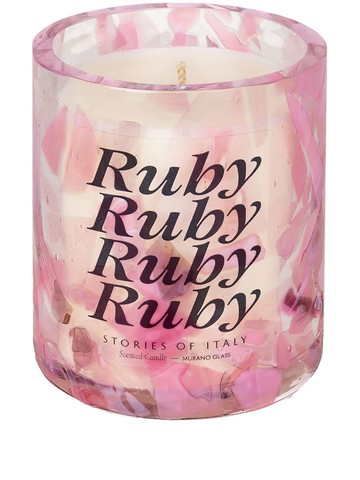 Stories of Italy - Ruby scented candle - unisex - Murano Glass - One Size - Pink