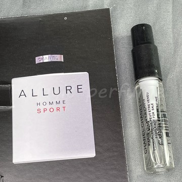 香奈兒 魅力男士運動Chanel Allure Homme Sport-2ml香水樣品試用裝 香氛噴霧 小香小樣