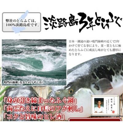 ふるさと納税 南あわじ市 花 ふぐ鍋セット 冷凍(2人前)