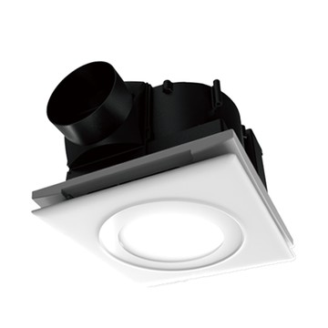 【SUNON建準】DC直流LED照明換氣扇 白光 BVT21A010(W) 換氣/照明二合一 節能省電 三年保固