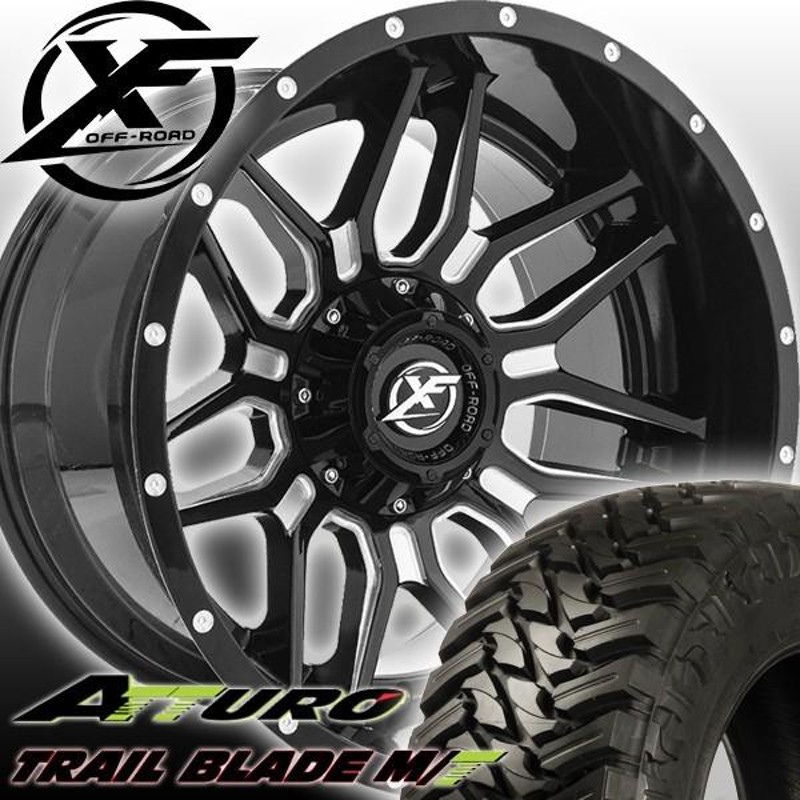 XF OFFROAD XF222 20x12J FORD F150 ラプター RAPTOR エクスペディション 新品20インチタイヤホイールセット  ATTURO TRAIL BLADE MT 285/50R20 33x12.50R20 | LINEブランドカタログ