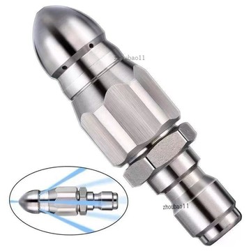 有貨在臺🚀99免運🚀水老鼠下水道疏通神器電動高壓洗車機新款旋轉噴頭管道沖洗噴嘴