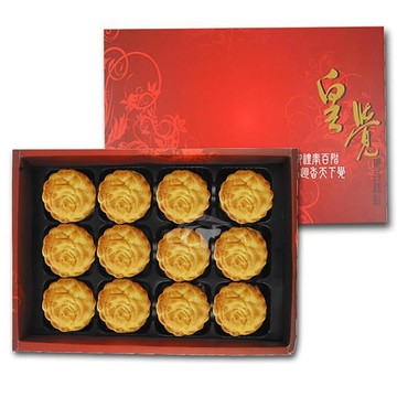 皇覺 預購-中秋臻品系列-廣式小月餅12入禮盒x3盒組