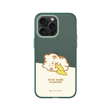 iPhone 15 Pro Max Clear 憂墨綠 - XIAO LAO FU 小勞撫 - 再睡五分鐘