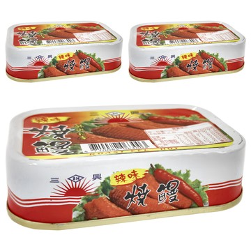 三興 全開 辣味燒鰻 (105g/罐) 香辣夠味 下飯下酒皆宜  3罐