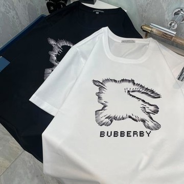 歐洲站男士短袖T恤2025夏季新款高端潮牌馬圖案印花休閑百搭白色T