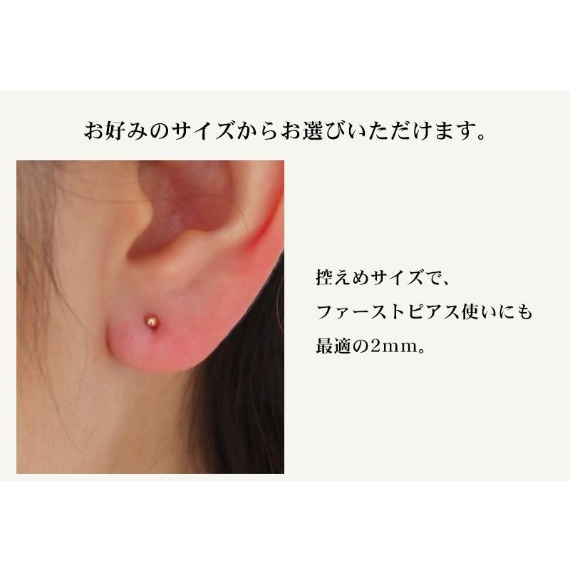 ピアス SUS316L 金属アレルギー対応 ステンレスピアス 丸玉ボールピアス 2mm 3mm 4mm 5mm 6mm ボール ファースト サージカル ステンレス | LINEショッピング