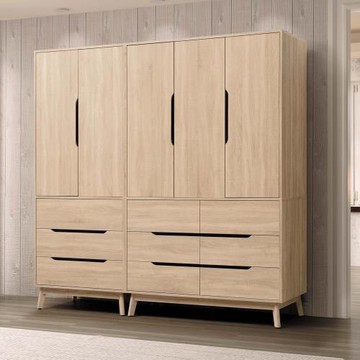 Boden-芬特6.7尺多功能收納衣櫃組合(二門三抽+三門六抽)