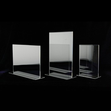 T型透明壓克力DM立牌架-A5/A4尺寸 #0551 #0552 #0553