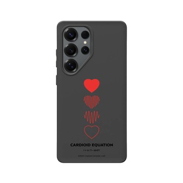 Galaxy S25 Ultra SolidSuit 黑 - Valentine's Day Collection - 愛的方程式：心動頻率（紅）