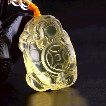 吉祥物龍龜保泰化太歲吊墜龜鳳保歲飾品猴龜保泰肖羚龜添喜項鏈