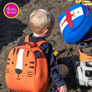 【Dabbawalla】美國瓦拉包 3-8歲 小童後背包 - 萌虎潛行