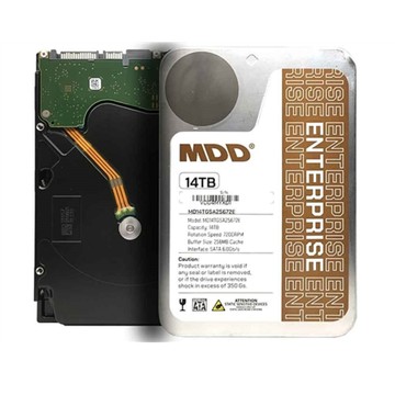 MDD MDD最大數據【企業級硬碟】(MDD14TSATA25672E) 14TB /7200轉/256MB/3.5吋/4Y