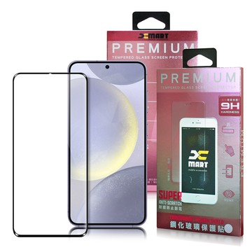 Xmart for 三星 Samsung Galaxy S24 全膠3D滿版曲面玻璃貼-黑