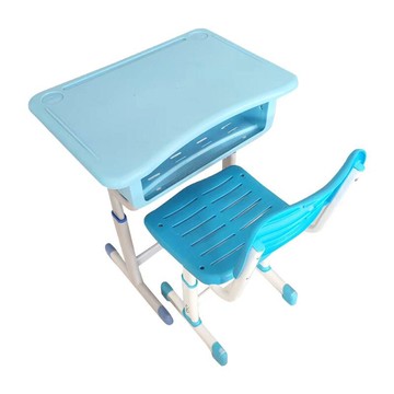 學校課桌椅 單雙人可升降學生課桌椅 套裝學習桌培訓班書桌寫字桌[DD100109]