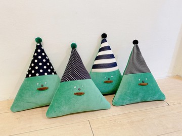 E*group 小山枕2.0   絨毛灰綠