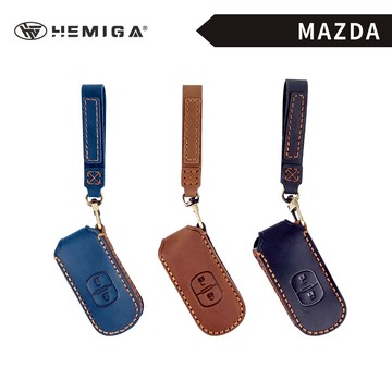 HEMIGA mazda 專用 皮套  cx-5 馬3 cx-30 真皮 手工 鑰匙套  鑰匙皮套 cx5 汽車鑰匙套