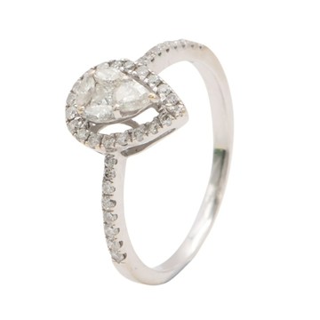 JEWELRY 無品牌珠寶 戒指 18K白金 【二手名牌BRAND OFF】