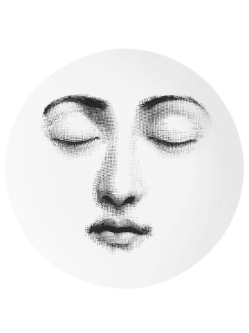Fornasetti - Tema e Variazioni n.213 wall plate - unisex - Porcelain - One Size - White