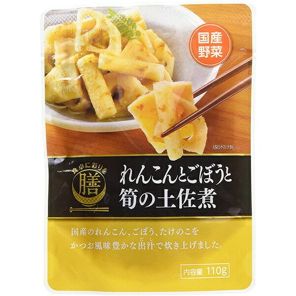 国分グループ本社株式会社 食卓に彩りを膳れんこんとごぼうと筍の土佐煮110g×30袋(7-14日程度で発送)(キャンセル不可)