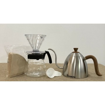 Brewista 0.7L 細長嘴手沖壺+ V60 手沖咖啡四件組 100週年紀念款 特惠組合『歐力咖啡』