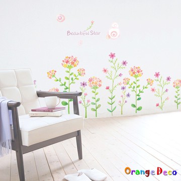 【橘果設計】花草 壁貼 牆貼 壁紙 DIY組合裝飾佈置