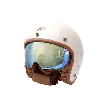 EVO 安全帽 CA-312 CA-312s 簡約內鏡帽 簡約系列 象牙白 內墨鏡  復古帽 半罩 全拆洗 正版授權