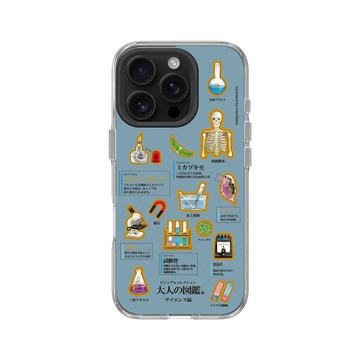 iPhone 16 Pro Clear 透明 - 大人の図鑑 - 科學編_圖鑑風
