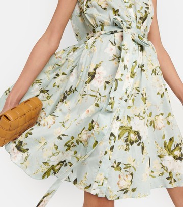 Erdem Soleil floral cotton poplin minidress