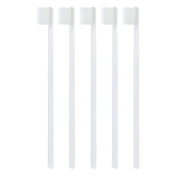 MUJI 無印良品 聚丙烯牙刷 白色 172mm  5支  1入