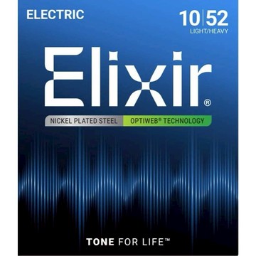 Elixir 電吉他弦 Optiweb 19077 超薄膜包覆 10 52【黃石樂器】