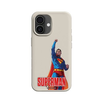 iPhone 16 SolidX 貝殼灰 - Superman - Superman-準備出發！